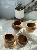 پیاله خمره ای چوبی