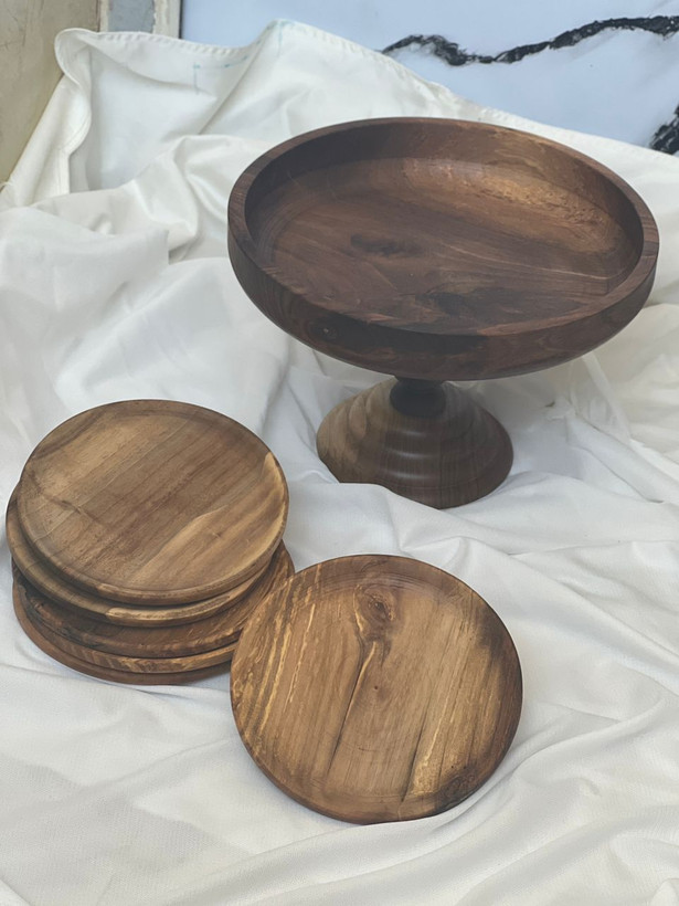 ست ۷ تکه پیش دستی و میوه خوری