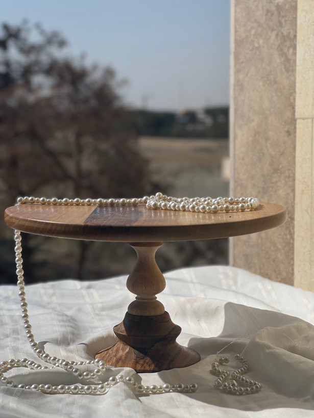 سینی کیک چوبی