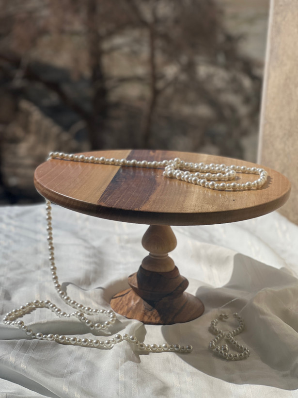 سینی کیک چوبی