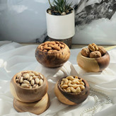 پیاله خمره ای چوبی